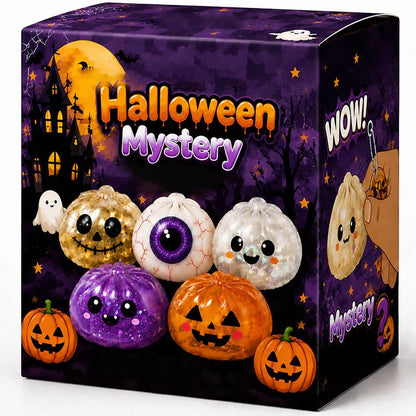 🎃 Halloween Dumpling Squishy Toy – Cute Squeeze Toy for Stress Relief & Spooky Fun