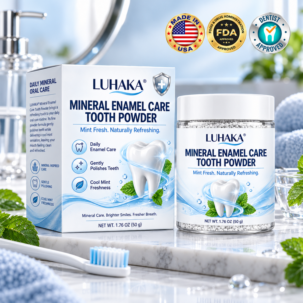 ENAMEL RENEWAL MINERAL TOOTH POWDER