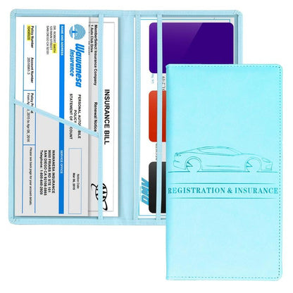 🚘Never Dig Through Your Glove Box Again – Car Registration & Insurance Card Holder