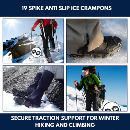 19 Spike Anti Slip Ice Crampons
