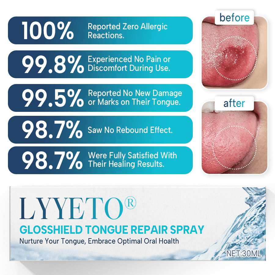 Lyyeto® GlosShield Tongue Repair Spray