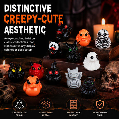 💥Mini Demon Ghost Skull Resin Duck Desktop Decoration