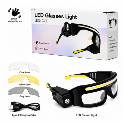Rechargeable LED Work Light Glasses