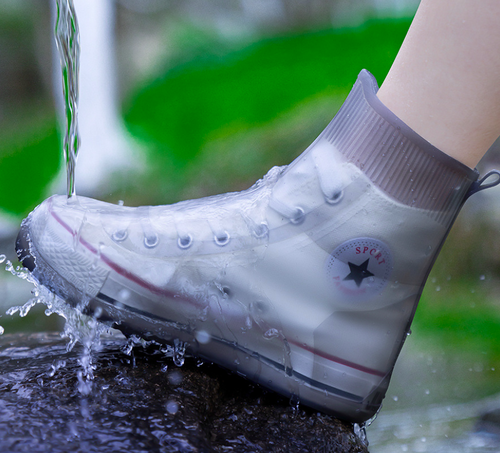 Foldable waterproof shoe cover main product view
