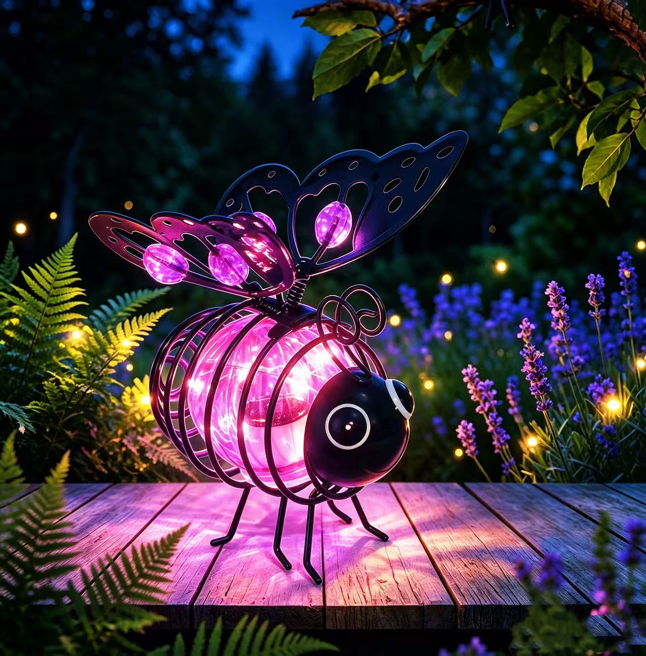✨ 49% OFF Today Only! 🐝 Solar Hanging Bee Light – Soft Warm Amber Glow | Flicker-Free | Perfect for Gardens, Camping, Patio Parties & Kids' Rooms. Brighten Every Evening!