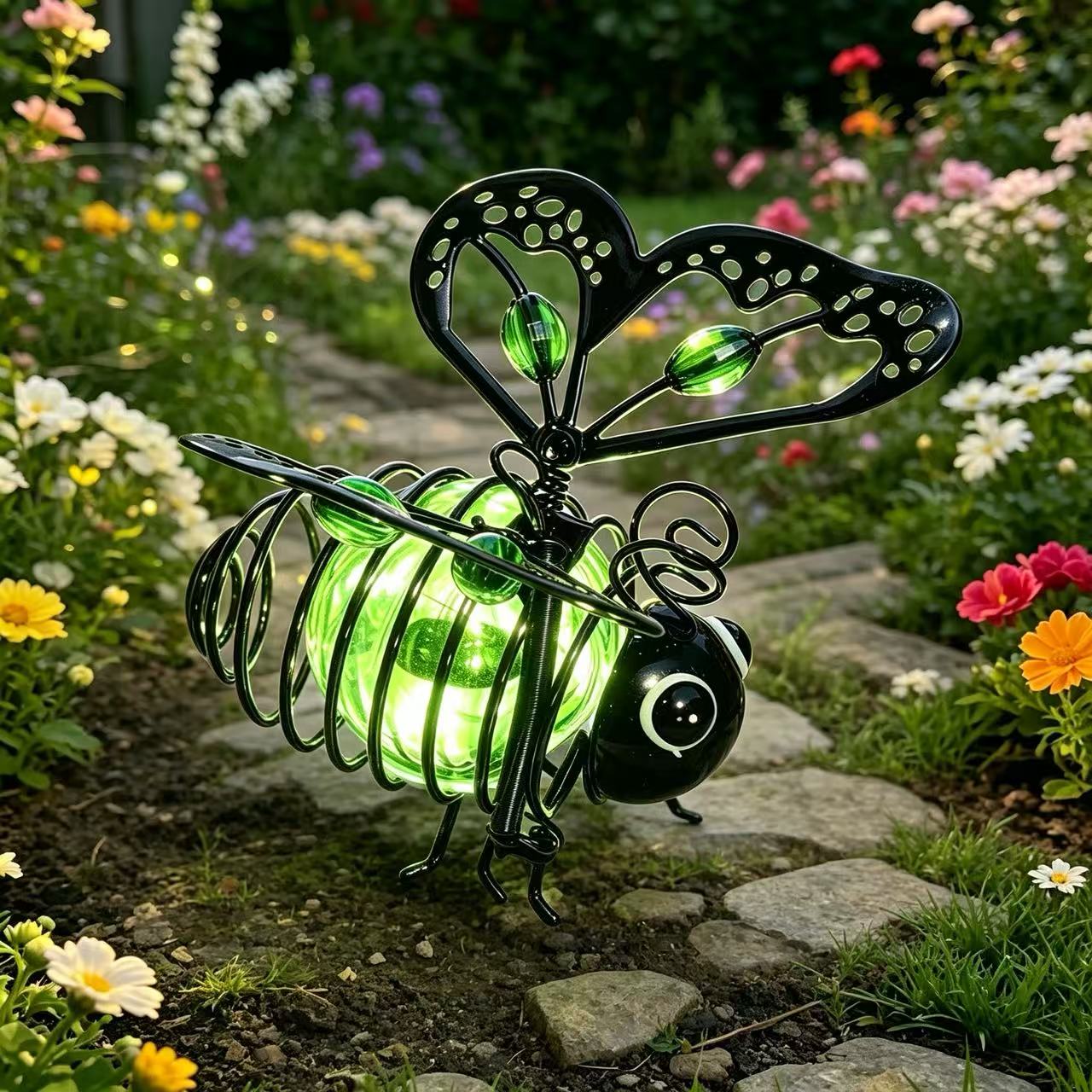 ✨ 49% OFF Today Only! 🐝 Solar Hanging Bee Light – Soft Warm Amber Glow | Flicker-Free | Perfect for Gardens, Camping, Patio Parties & Kids' Rooms. Brighten Every Evening!
