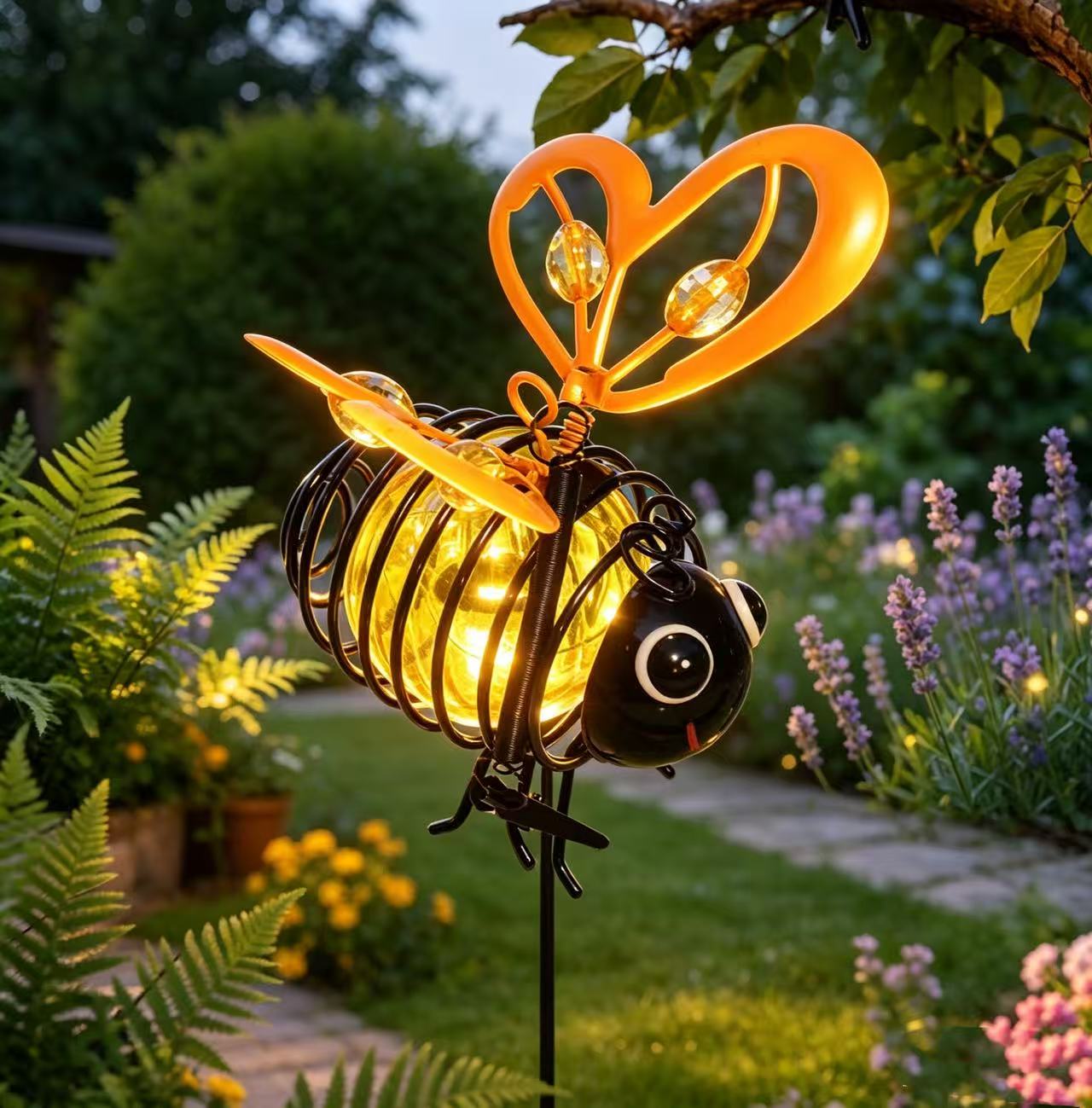 ✨ 49% OFF Today Only! 🐝 Solar Hanging Bee Light – Soft Warm Amber Glow | Flicker-Free | Perfect for Gardens, Camping, Patio Parties & Kids' Rooms. Brighten Every Evening!