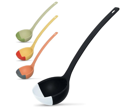 🥄 SCOUPS 3-in-1 Silicone Scoop Ladle |Scoop Every Last Drop – No More Food Waste!