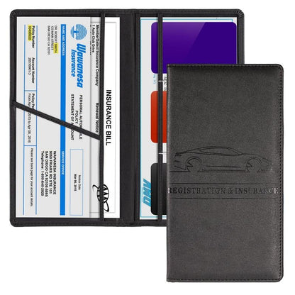 🚘Never Dig Through Your Glove Box Again – Car Registration & Insurance Card Holder