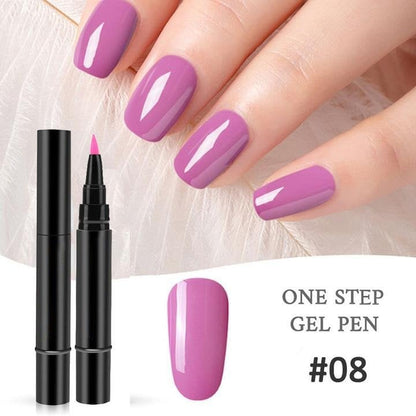 ✨ The Viral One Step Nail Gel Pen Deal – BOGO + Free Mini UV Nail Lamp 💡
