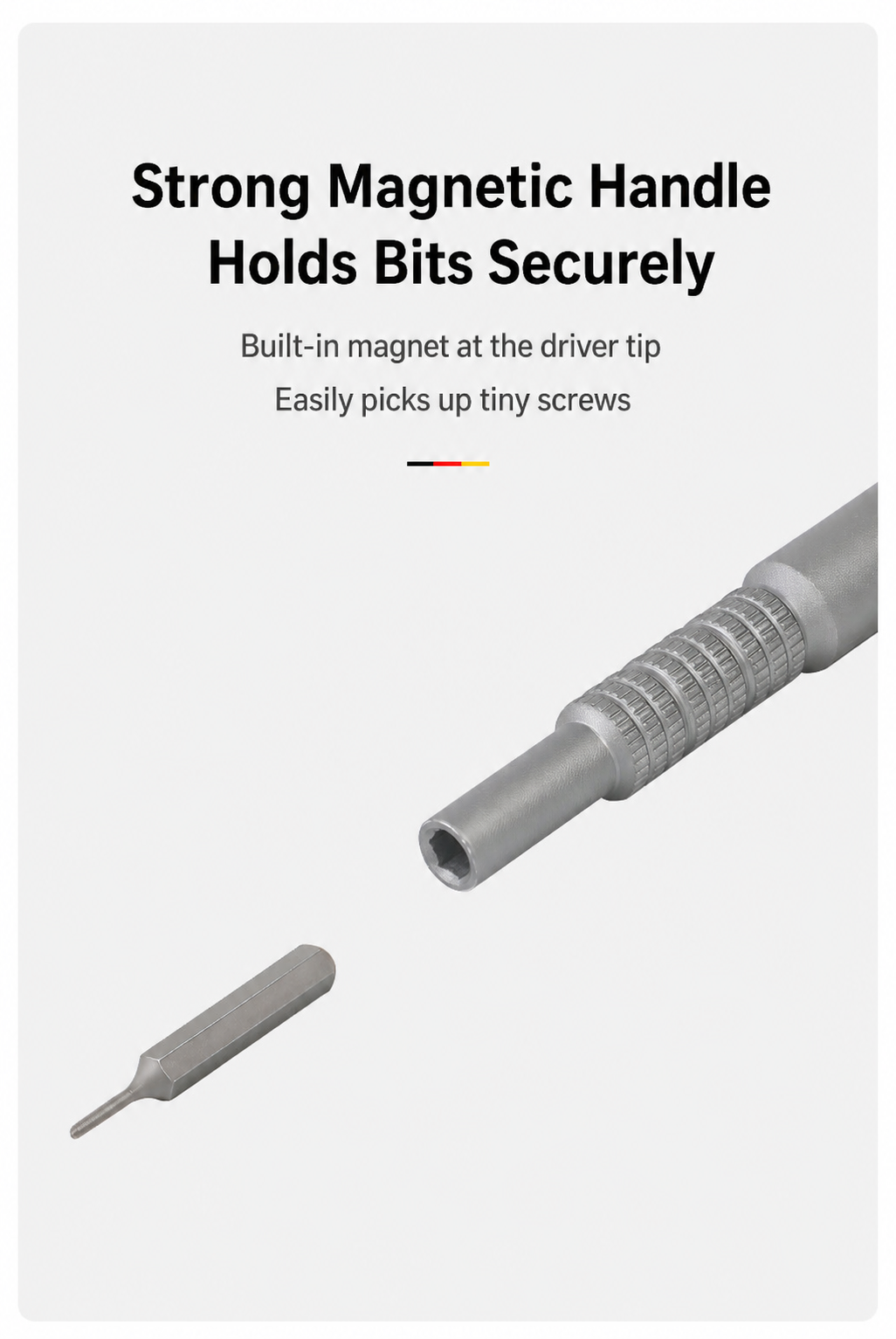 Precision screwdriver set strong magnetic handle