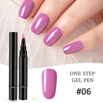 ✨ The Viral One Step Nail Gel Pen Deal – BOGO + Free Mini UV Nail Lamp 💡