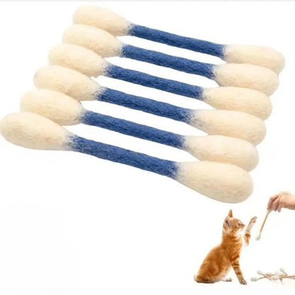 Blue giant swab cat toy