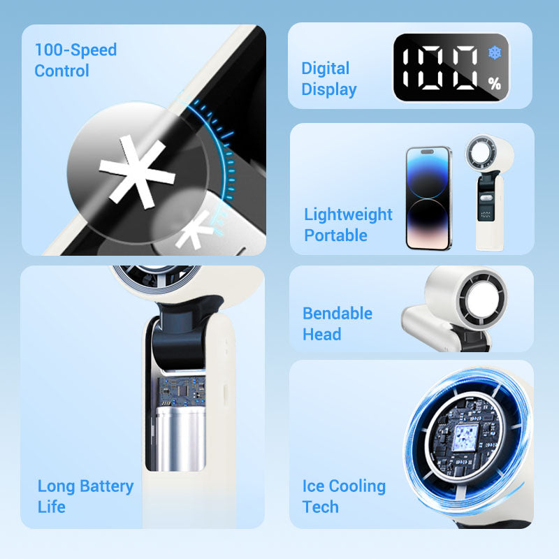 🔥Mini Ice Cold Fan for Instant Summer Relief❄️❄️