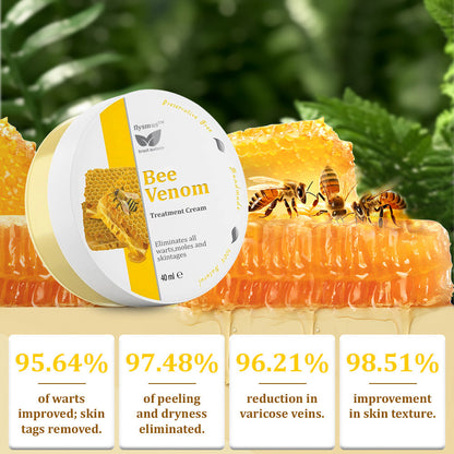 ✅flysmus™ Bee Venom Treatment Cream🐝: Treat Eczema, Psoriasis, Acne, Rosacea, Fungal Infections, Warts