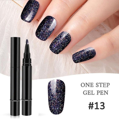 ✨ The Viral One Step Nail Gel Pen Deal – BOGO + Free Mini UV Nail Lamp 💡