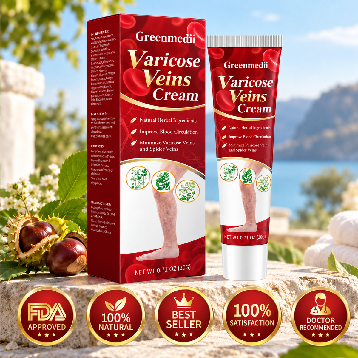 Greenmedii Varicose Veins Cream