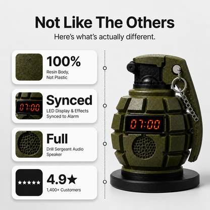 Veteran’s Reveille™ Tactical Alarm Clock