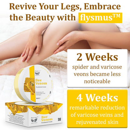✅flysmus™ Bee Venom Treatment Cream🐝: Treat Eczema, Psoriasis, Acne, Rosacea, Fungal Infections, Warts