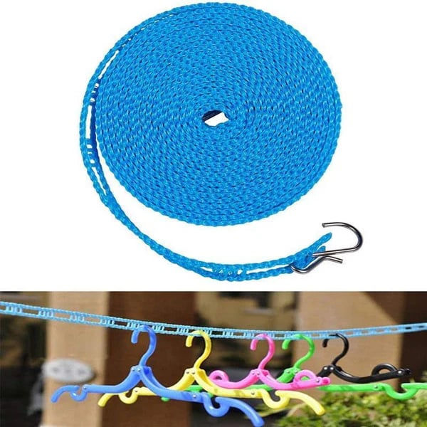 🔥 Buy 1 Get 1 Free – Portable Windproof Clothesline for Travel, Camping & Small Spaces