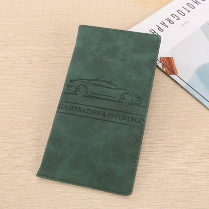 🚘Never Dig Through Your Glove Box Again – Car Registration & Insurance Card Holder