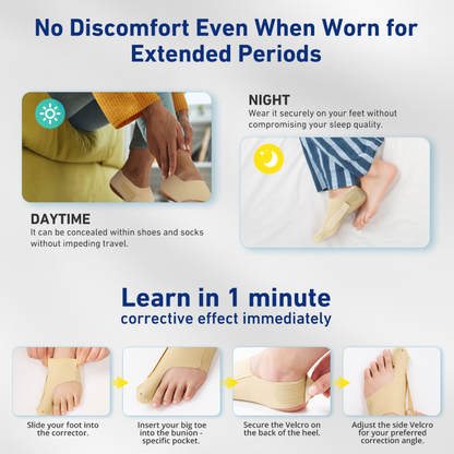Adjustable Bunion Support Corrector - Comfortable for Outdoor Walking & Daily Wear