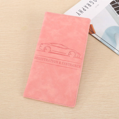 🚘Never Dig Through Your Glove Box Again – Car Registration & Insurance Card Holder