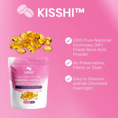 Kisshi™ Instant Itch Relief & Natural Detox & Firming Repair & Pink and Tender Natural Capsules Ultra01