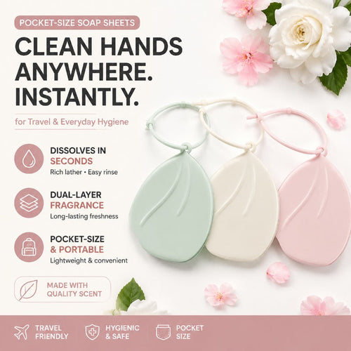 Portable Travel Soap Sheets
