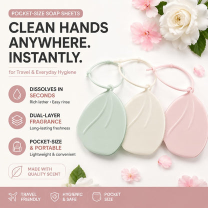 Portable Travel Soap Sheets