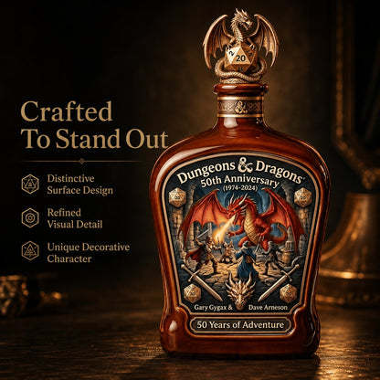 Dungeons & Dragons 50th Anniversary Decanter Bottle
