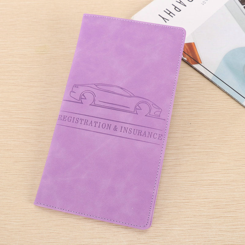 🚘Never Dig Through Your Glove Box Again – Car Registration & Insurance Card Holder