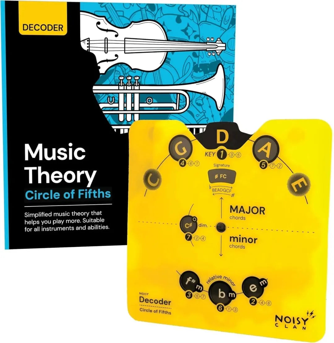 🎵Circle of Fifths Decoder Set – Learn Music Theory Faster with a 36-Page Workbook