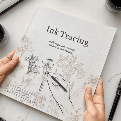 💕 Limited Time 50% OFF – Ink Tracing Reverse Coloring Book for Relaxing Creative Therapy