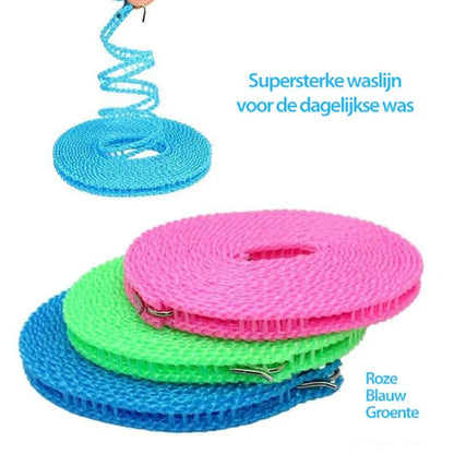 🔥 Buy 1 Get 1 Free – Portable Windproof Clothesline for Travel, Camping & Small Spaces