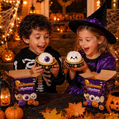 🎃 Halloween Dumpling Squishy Toy – Cute Squeeze Toy for Stress Relief & Spooky Fun