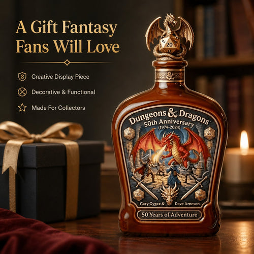 Dungeons & Dragons 50th Anniversary Decanter Bottle