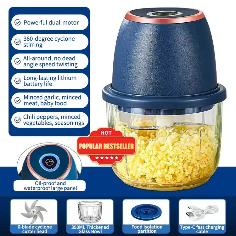 🔥 Half Price Deal! Electric Garlic Chopper That Saves Time in the Kitchen