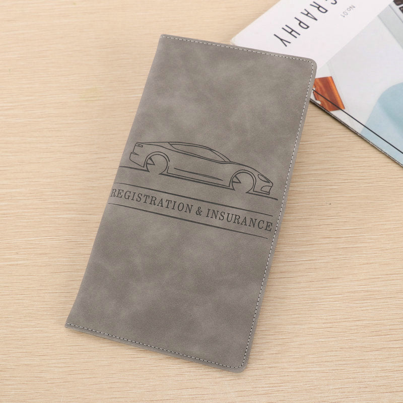 🚘Never Dig Through Your Glove Box Again – Car Registration & Insurance Card Holder