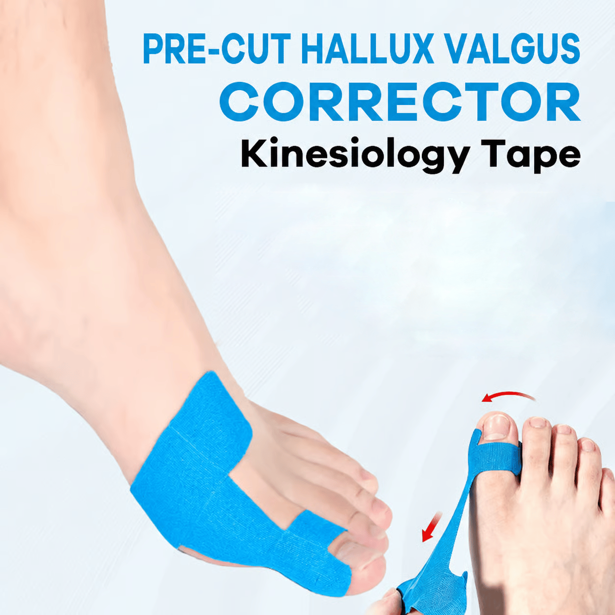 👣 Pre-Cut Bunion Relief Tape for All-Day Comfort
