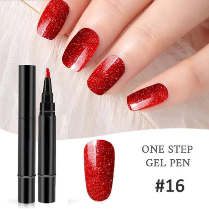 ✨ The Viral One Step Nail Gel Pen Deal – BOGO + Free Mini UV Nail Lamp 💡