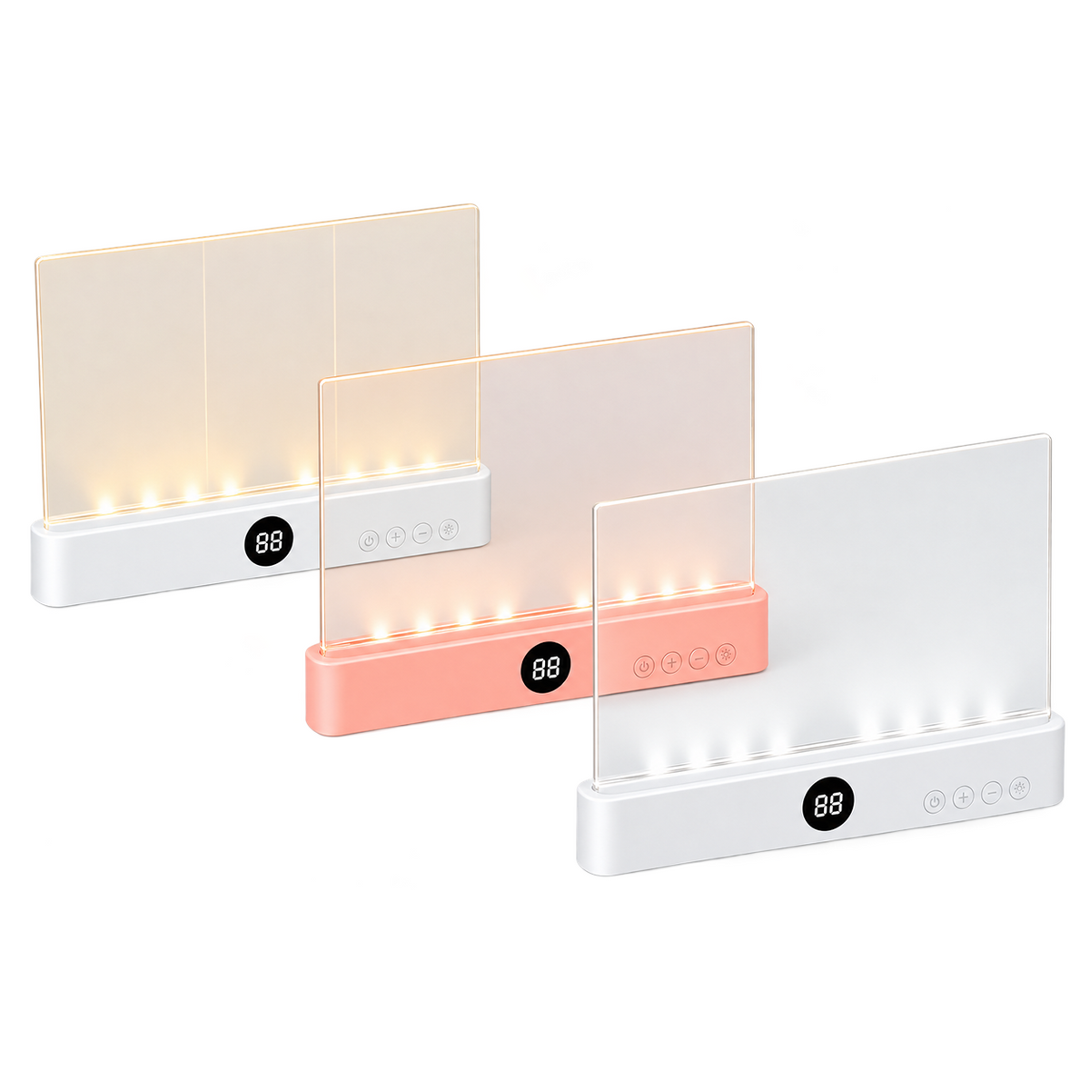 Rechargeable Full-Page Book Light with Timer