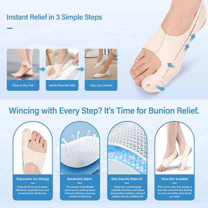 Adjustable Bunion Support Corrector - Comfortable for Outdoor Walking & Daily Wear