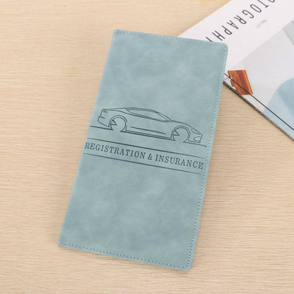🚘Never Dig Through Your Glove Box Again – Car Registration & Insurance Card Holder