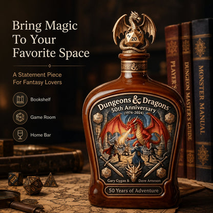 Dungeons & Dragons 50th Anniversary Decanter Bottle