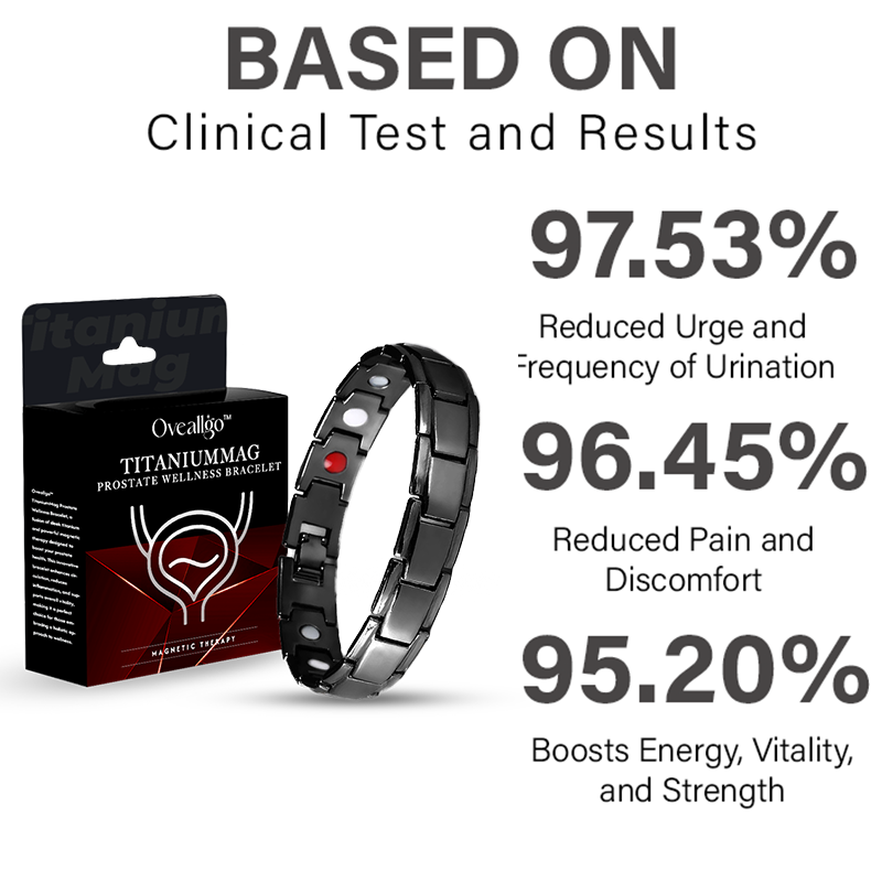 Oveallgo™ PRO Titanium Magentique Prostate Wellness Bracelet