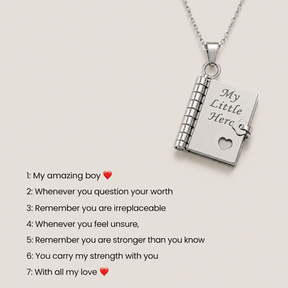Hidden Letter Necklace gift scene