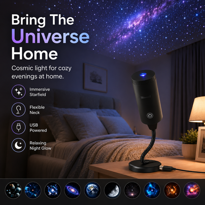 ✨ Plug-and-Play Galaxy Star Projector – Transform Any Room into a Dreamy Night Sky