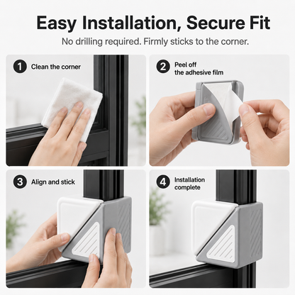 🔥 Buy 3 Get 1 FREE – Self-Adhesive Window Corner Guards to Help Protect Kids from Sharp Window Edges