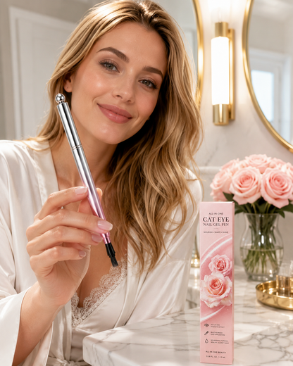 🥳2026 HOT SALE 50% OFF!💝💫All-in-One Cat Eye Nail Gel Pen – Get a hypnotic cat-eye effect in one stroke! Magnetic gel. lasting shine. salon magic at home.